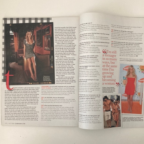 Kristin Cavallari CosmoGirl Magazine 2006 - Picture 5 of 10